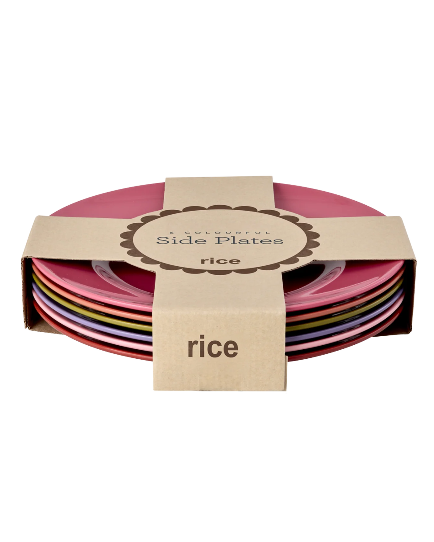 Rice: Dinerbord - La Bonne Vivante - Set van 6 MELRP-6ZAW26 Rice: Dinerbord - La Bonne Vivante - Set van 6 MELRP-6ZAW26